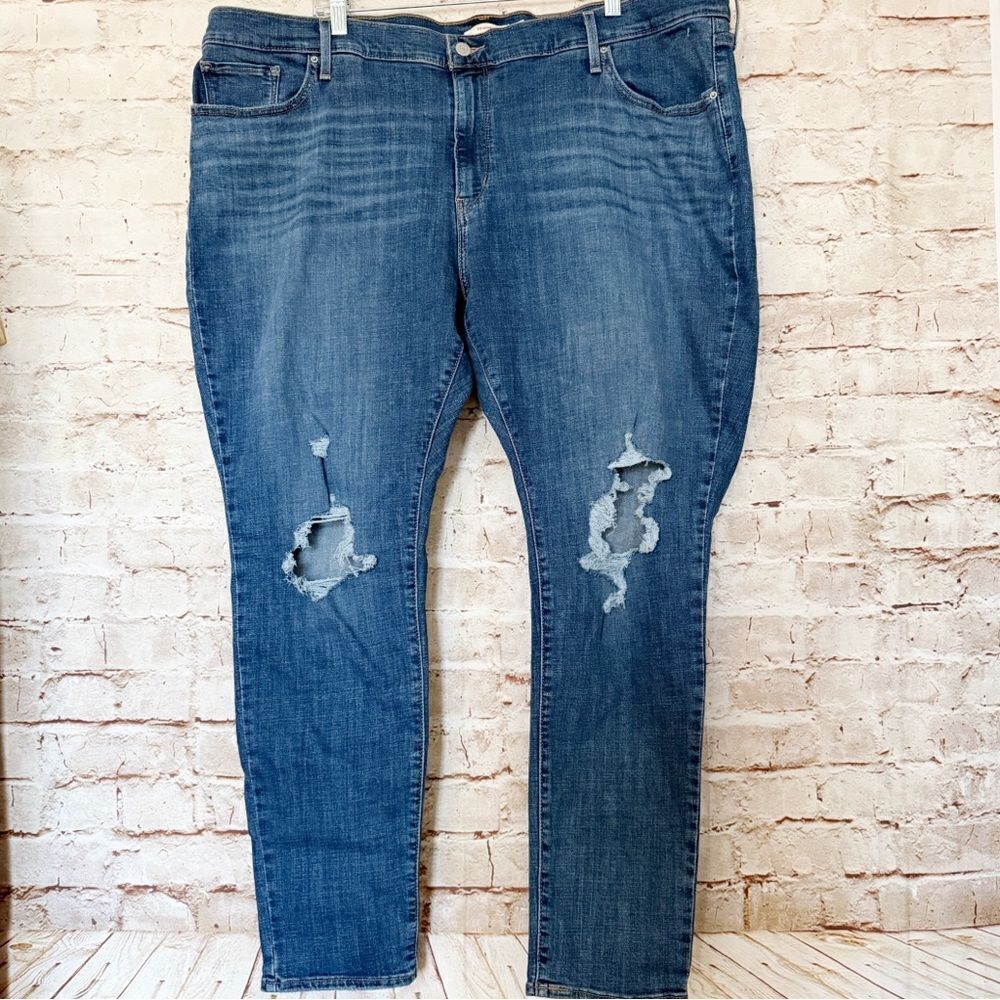 Levis 711 skinny jeans plus size